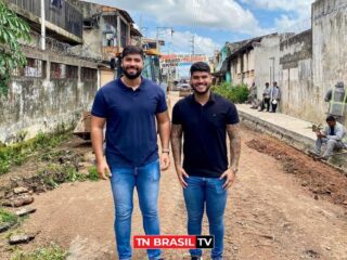 Deputado Adriano Coelho: Obras de pavimentação asfáltica foram iniciadas no bairro do Telégrafo