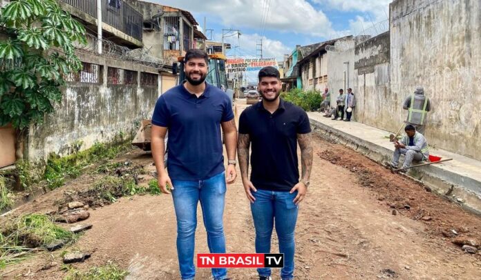 Deputado Adriano Coelho: Obras de pavimentação asfáltica foram iniciadas no bairro do Telégrafo