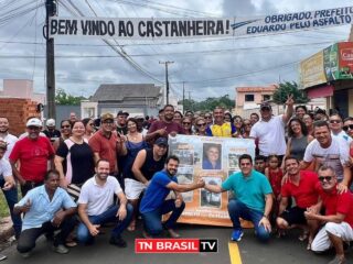 Moradores do Bairro Castanheira festejam mudanças positivas com a gestão do Prefeito Eduardo Pio X