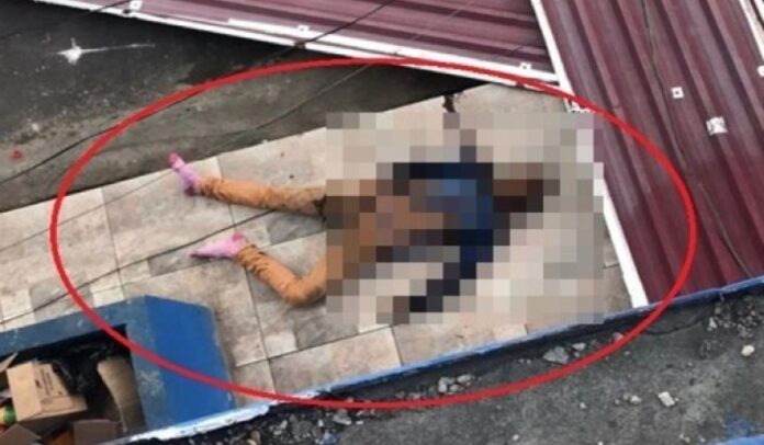 Imagens Fortes: Trabalhador é eletrocutado, cai da cobertura de residência e morre