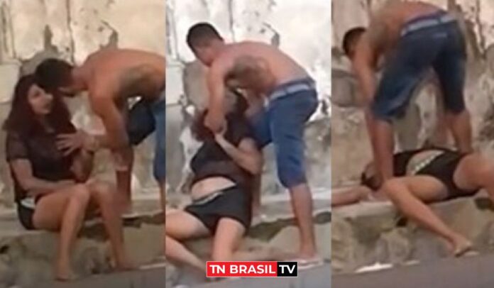 ASSISTA O VÍDEO: Mulher é agredida com soco e enforcada até desmaiar