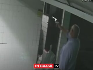 IMAGENS FORTES: Major agride a esposa, mata porteiro e tira a própria vida