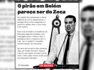 O pirão em Belém parece ser do Zeca