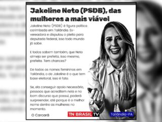 Jakeline Neto (PSDB), das mulheres a mais viável