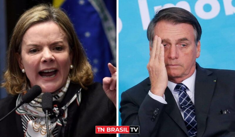 Gleisi Hoffmann “Mimimi de Bolsonaro falando de perseguição política…não cola”