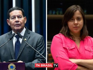 Mourão incita forças armadas e é chamado de covarde por Sâmia Bonfim