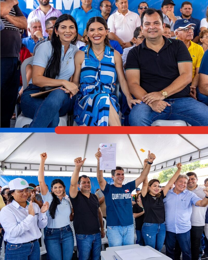 Deputada Diana Belo cumpre agenda com o governador Helder Barbalho em uma série de entregas em Quatipuru