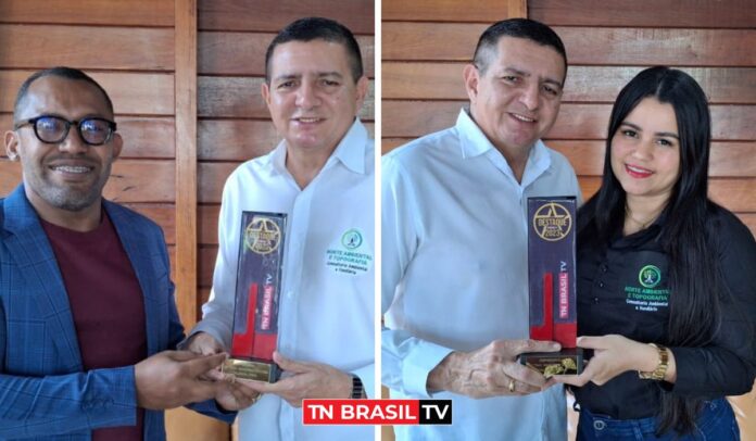 Empresário Antonio Gouvea, de Tailândia, recebe o Prêmio Destaque TN Brasil TV 2023