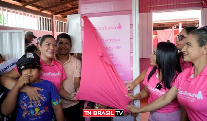 Renilce Nicodemos e Instituto Ercília Nicodemos celebram a "Casa Rosa" em Gurupá