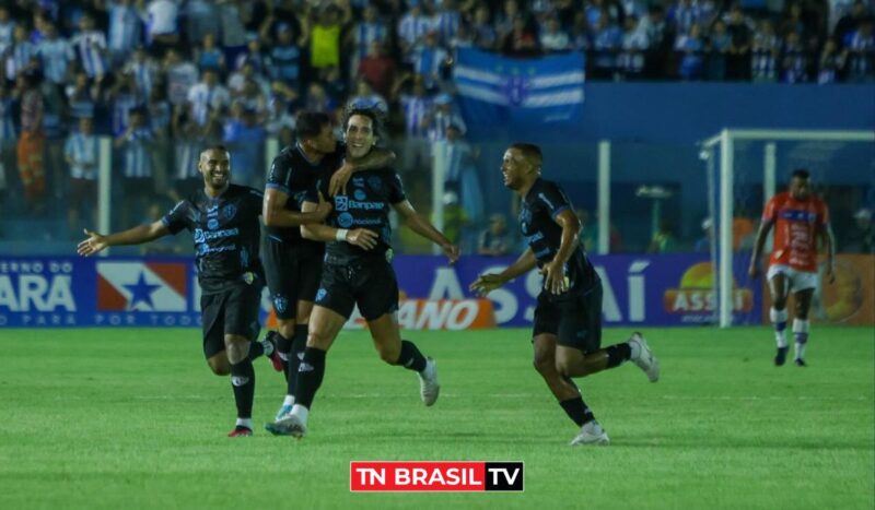 Com golaço de Nicolas Paysandu vence Bragantino por 2x1, na Curuzu