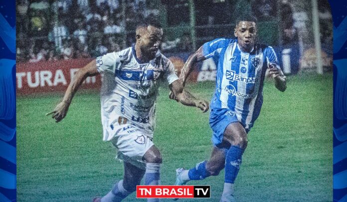 Em jogo equilibrado Águia de Marabá empata com o Paysandu em 1x1; PARAZÃO