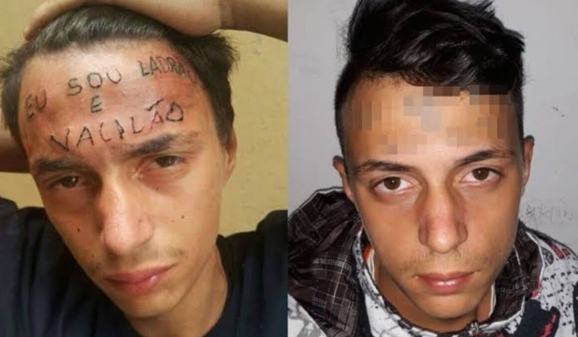 Jovem que teve testa tatuada com ‘eu sou ladrão e vacilão’ é preso novamente por roubo