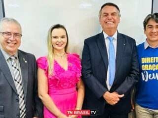 Deputado Wescley Tomaz reúne com o ex-presidente Jair Bolsonaro, em Brasília