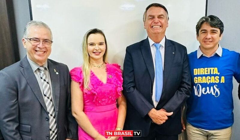 Deputado Wescley Tomaz reúne com o ex-presidente Jair Bolsonaro, em Brasília