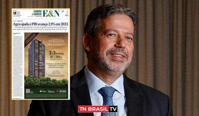 Arthur Lira comemora crescimento do PIB em 2,9% do governo Lula "um recorde histórico!"