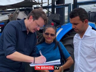 Emenda Parlamentar de Dirceu Ten Caten viabiliza trator para auxiliar na produção agrícola de São Geraldo do Araguaia