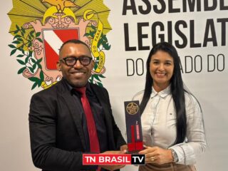 Pré-candidata Marília Mello recebe o prêmio "Destaque TN Brasil TV 2023"