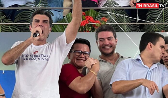 Deputado Ronie Silva cumpre agenda com o governador Helder Barbalho e o pré-candidato Wando Teixeira
