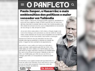 Paulo Jasper, o Macarrão; o mais emblemático dos políticos e maior vencedor em Tailândia