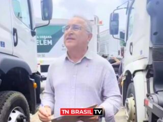 Edmilson Rodrigues anuncia a chegada dos novos caminhões da Ciclus, para a limpeza de Belém