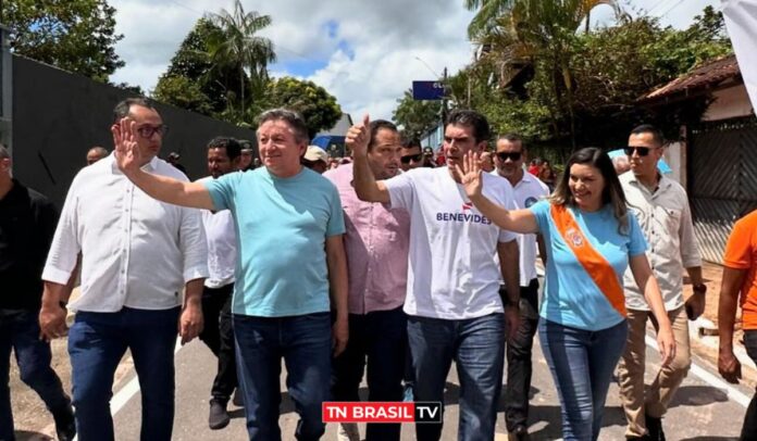 Deputado Eliel Faustino cumpre agenda com o governador Helder Barbalho no município de Benevides