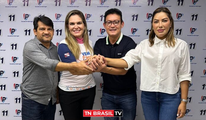 PP oficializa apoio à pré-candidatura de Tatiane Helena a prefeita de Paragominas