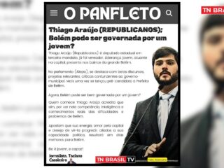 Thiago Araújo (REPUBLICANOS); Belém pode ser governada por um jovem?