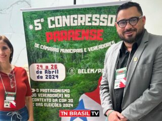 Vereador Gustavo Matos participa do 5º Congresso Paraense de Câmaras