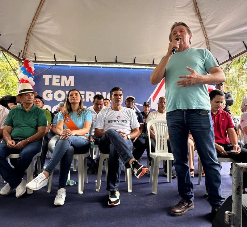 Deputado Eliel Faustino cumpre agenda com o governador Helder Barbalho no município de Benevides