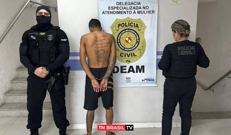 Homem que agrediu esposa grávida, na frente da filha, é preso em Belém