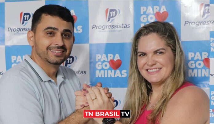 Pré-candidata a prefeita de Paragominas Tatiane Helena (PP) cumpre agenda com pré-candidatos do PRTB, PP e PRD