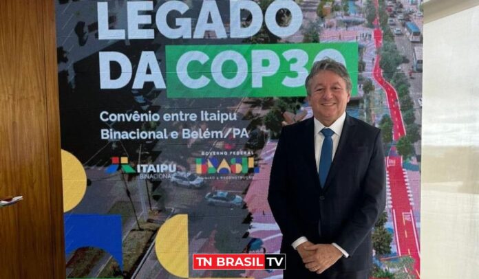 Brasília: Deputado Eliel Faustino cumpre agenda em evento que anunciou o investimento de R$ 350 milhões para a COP 30