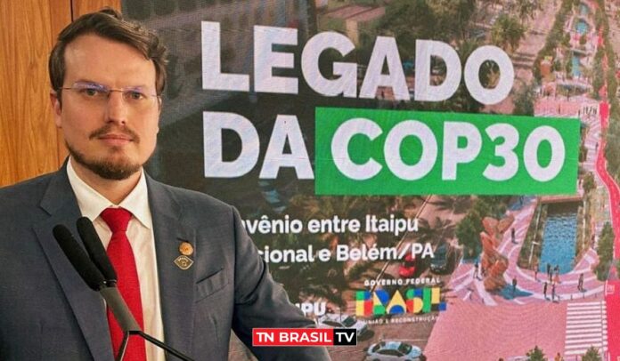 COP30: Deputado Dirceu Ten Caten participa da assinatura de convênios com Itaipu Binacional em Brasília