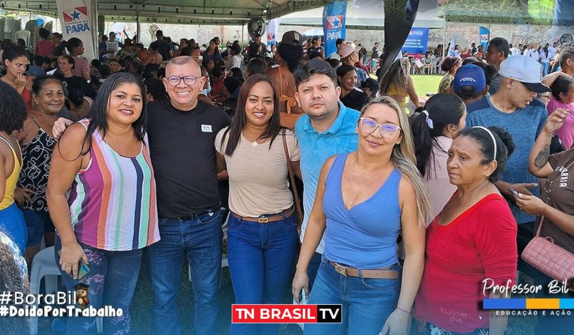 'Governo do Estado nos Bairros': Professor Bil participa de ação no bairro Águas Lindas, em Ananindeua