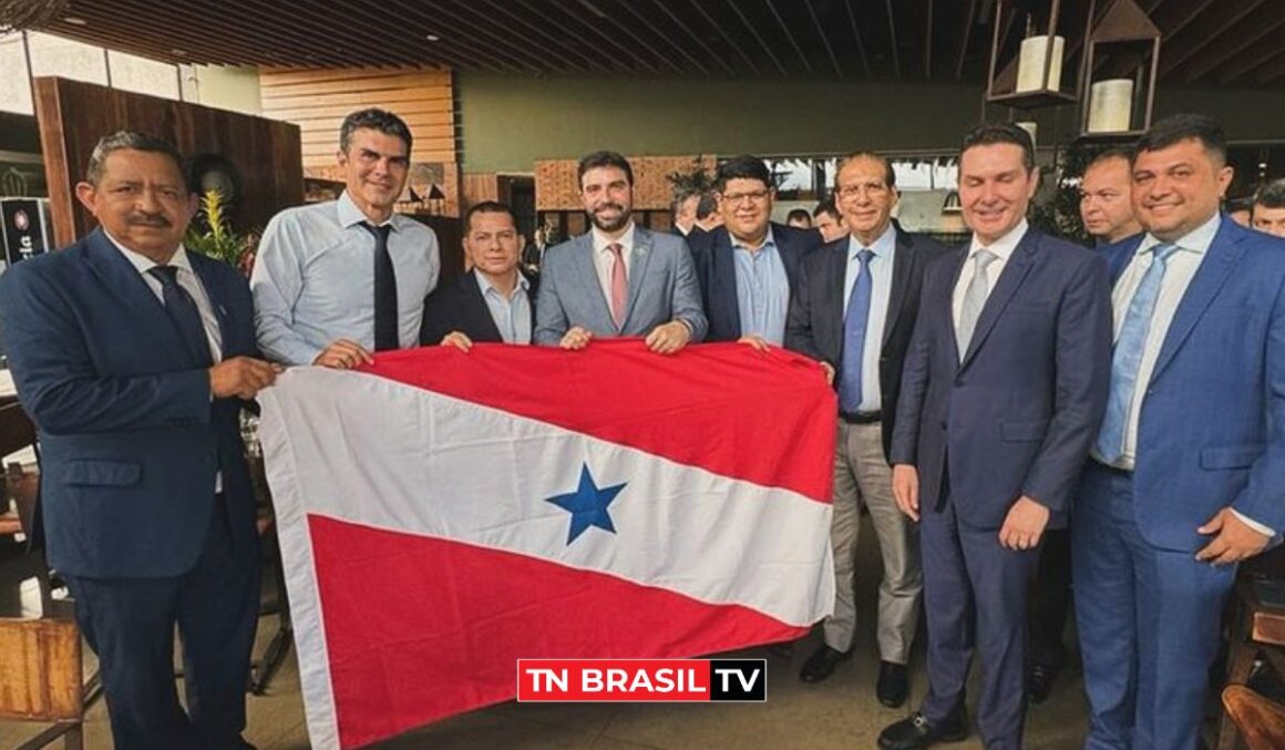 Deputado Renato Oliveira em agenda no Palácio do Planalto: "Um dia que vai ficar marcado pra história do Pará"