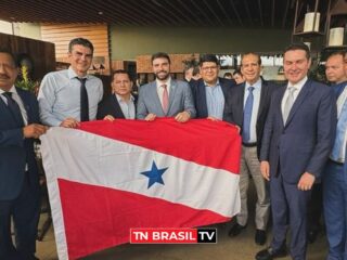 Deputado Renato Oliveira em agenda no Palácio do Planalto: "Um dia que vai ficar marcado pra história do Pará"