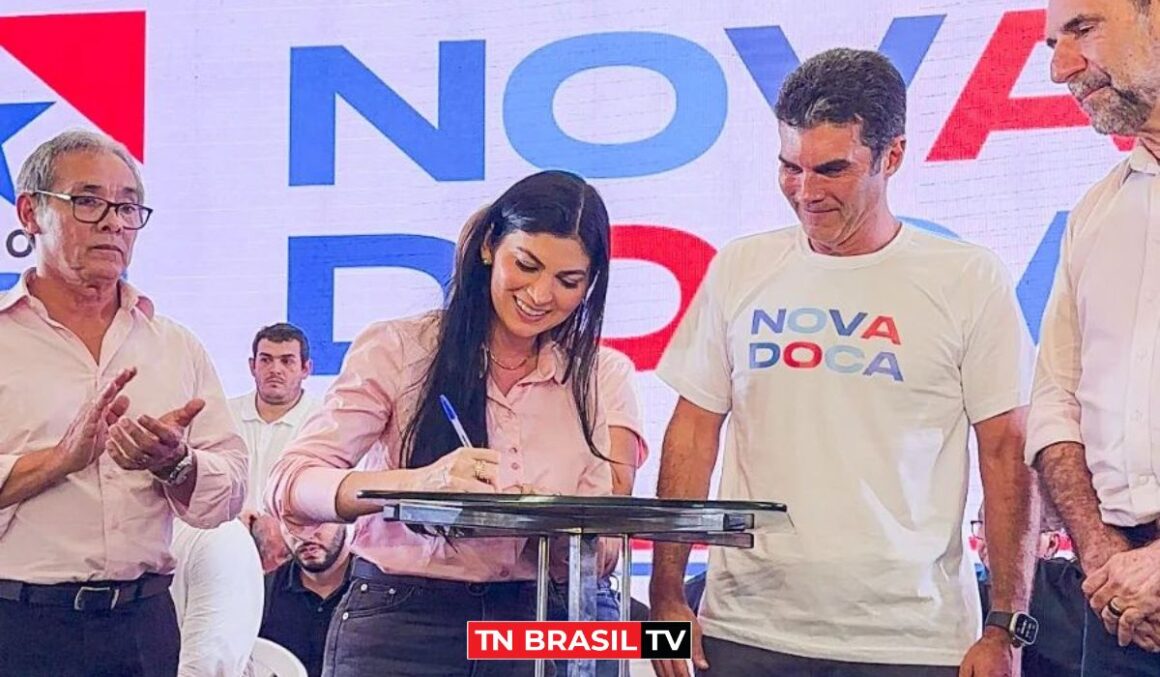 Deputada Diana Belo cumpre a genda com o governador Helder Barbalho