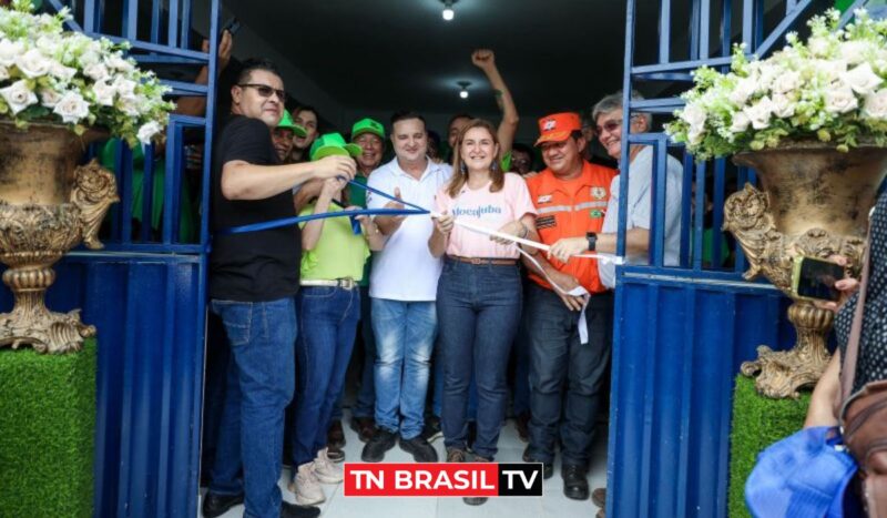 Vice-governadora Hana Ghassan inaugura espaço comunitário em Mocajuba