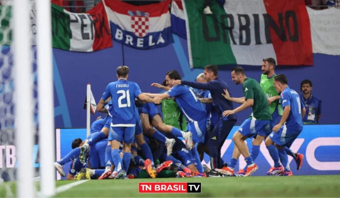 Itália passa sufoco, mas arranca empate contra Croácia na Eurocopa