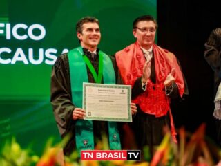 Governador Helder Barbalho recebe o título de 'Doutor Honoris Causa' de Universidade