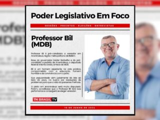 Professor Bil (MDB), em Ananindeua, tem apoio político e popular