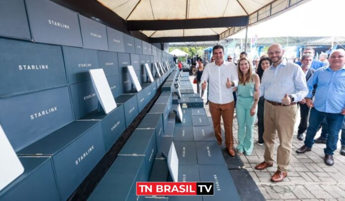 Governador Helder Barbalho anuncia compra de 1.650 antenas da Starlink para conectar escolas públicas à internet