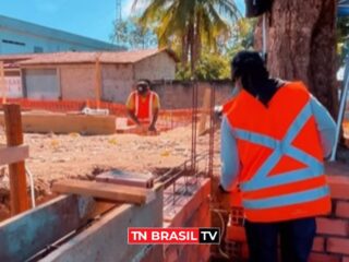 Prefeitura de Tailândia comemora avanço nas obras do novo Complexo Esportivo