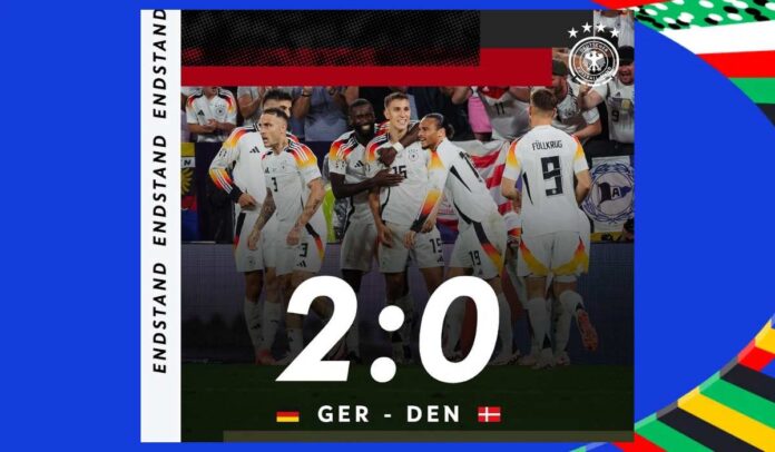 Com ajuda da tecnologia, Alemanha vence e elimina a Dinamarca por 2x0 na Eurocopa