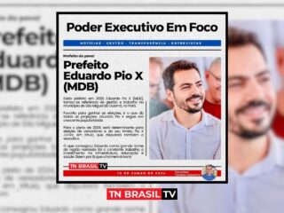 Prefeito Eduardo Pio X (MDB), popularidade com aprovação popular