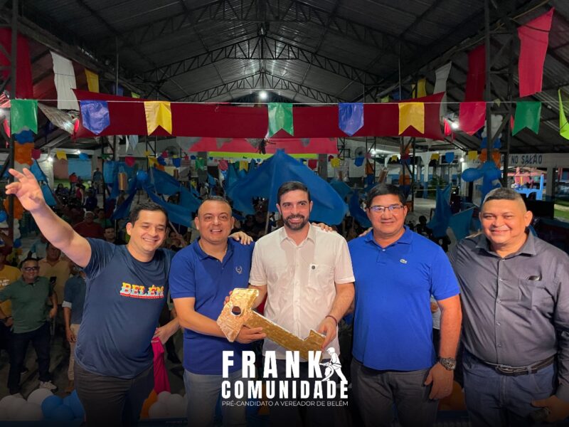 Com presença de Igor Normando, Frank da Comunidade lança pré-candidatura a vereador de Belém