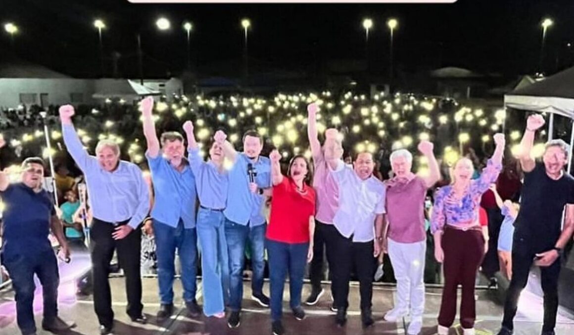 Lançamento da pré-candidatura de Dirceu Ten Caten (PT) reúne multidão em Marabá