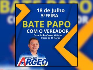 Vereador Argeo Corrêa convida comunidade para bate-papo político em Salinópolis