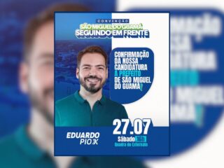 Convenção do MDB em São Miguel oficializará Eduardo Pio X como candidato à prefeitura