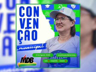 Prefeita Dra. Graça Matos anuncia convenção municipal do MDB em Nova Ipixuna